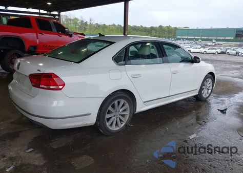 2013 Volkswagen Passat 2.5L Sel из США, поврежденный, VIN 1VWCP7A37DC100365
